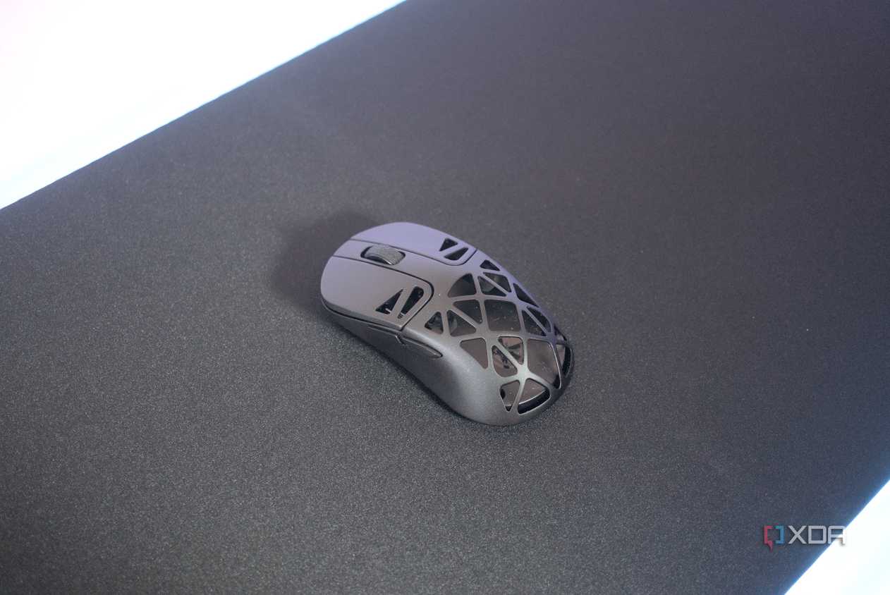 HYTE CNVS with a mouse