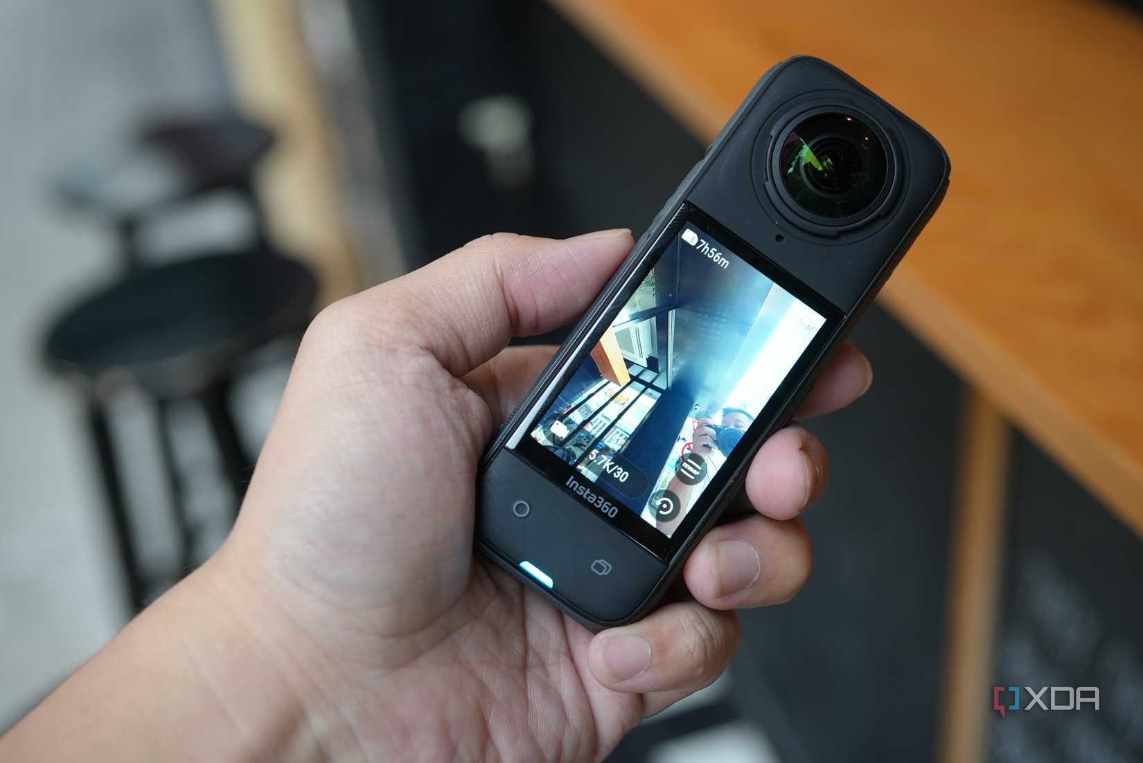 Insta360 X4 screen