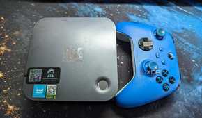 intel mini pc size comparison with xbox controller