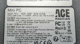 intel mini pc specs