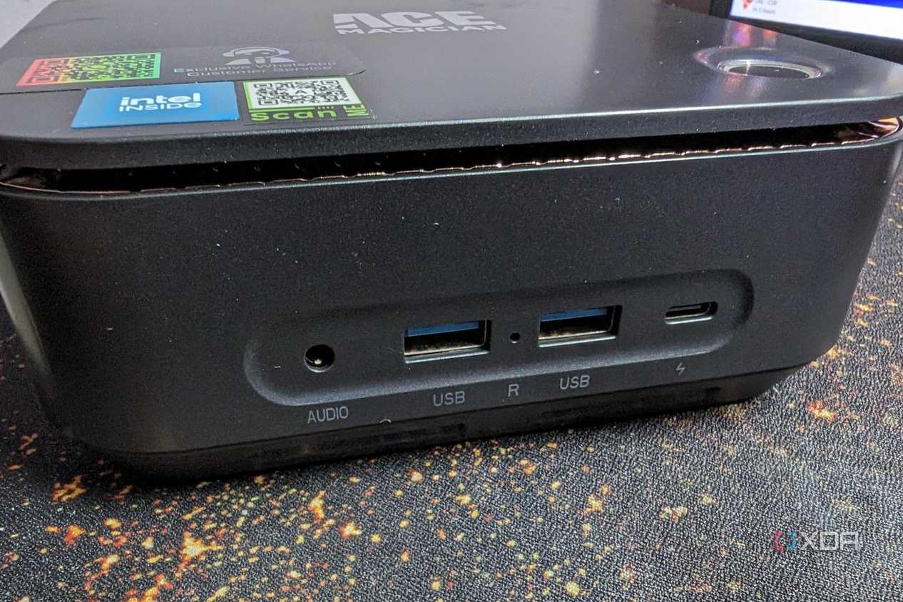 intel mini pc usb inputs