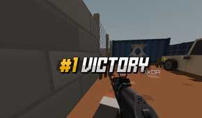 A screenshot showing Krunker.io victory screen.