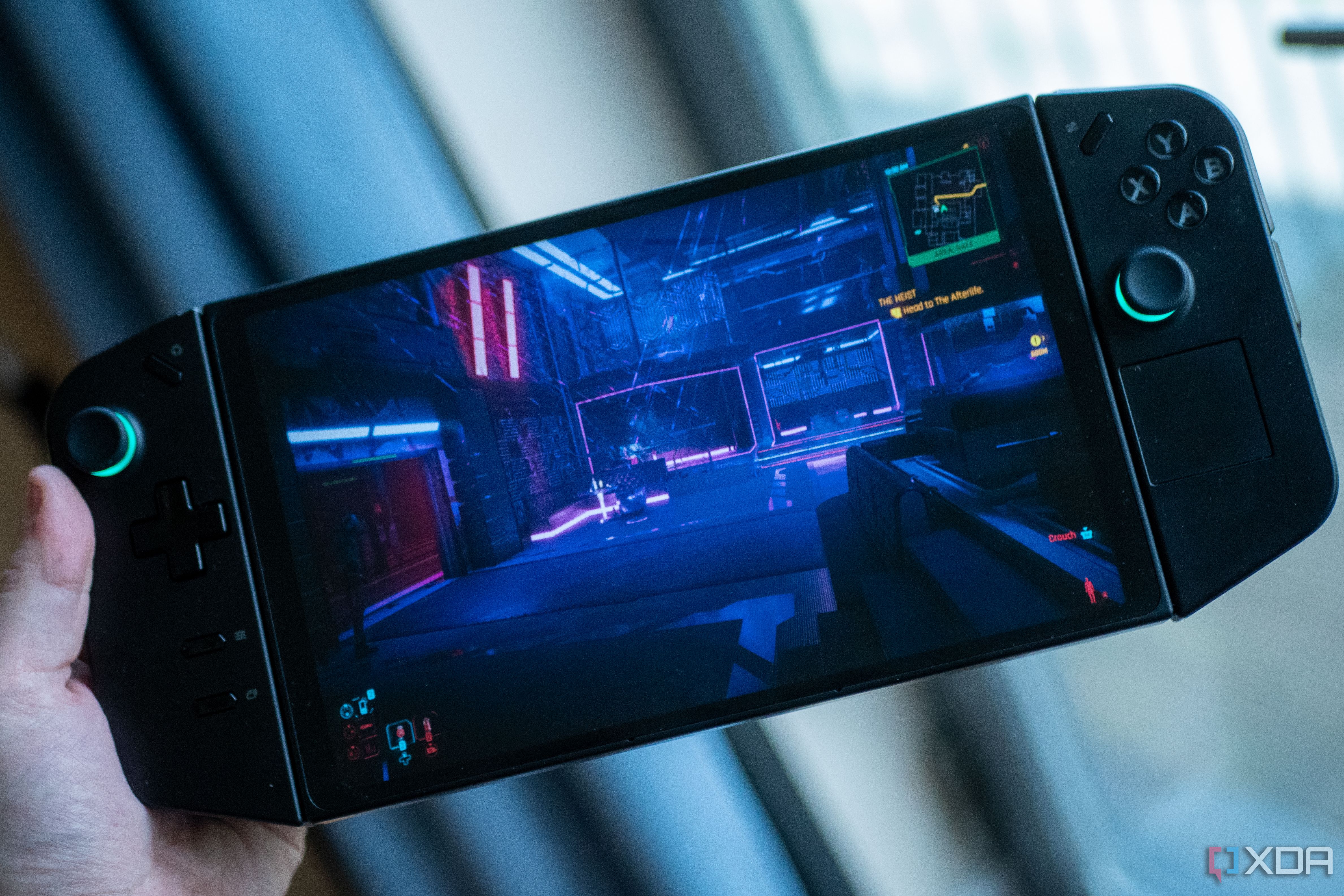 Playing Cyberpunk 2077 on the Lenovo Legion Go