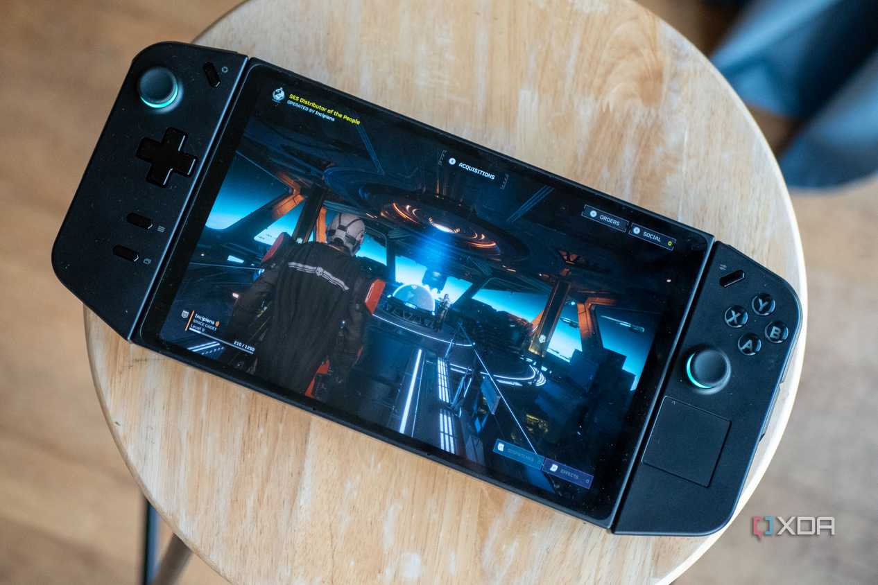 Helldivers 2 running on the Lenovo Legion Go