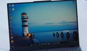 The Lenovo Legion Pro 7i display showing the Windows 11 Home Screen.