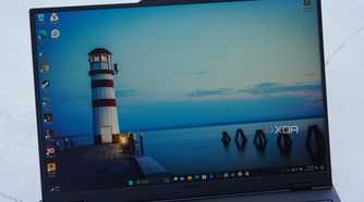 The Lenovo Legion Pro 7i display showing the Windows 11 Home Screen.