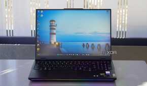 The Lenovo Legion Pro 7i on a table.