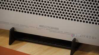 A close-up of the Lofree Edge back.