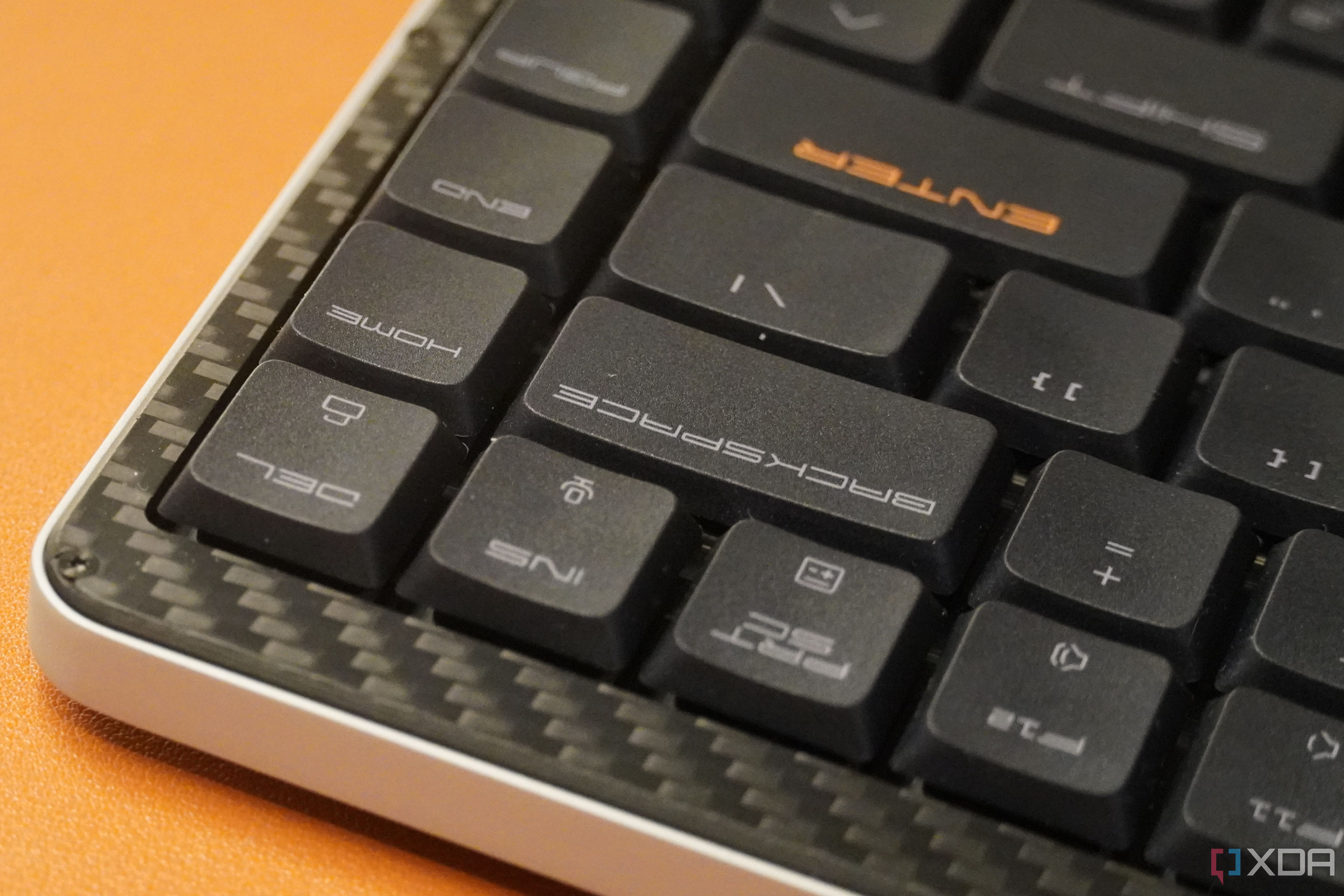 The shortcut keys on a Lofree Edge.