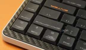The shortcut keys on a Lofree Edge.