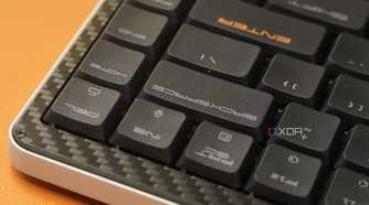 The shortcut keys on a Lofree Edge.