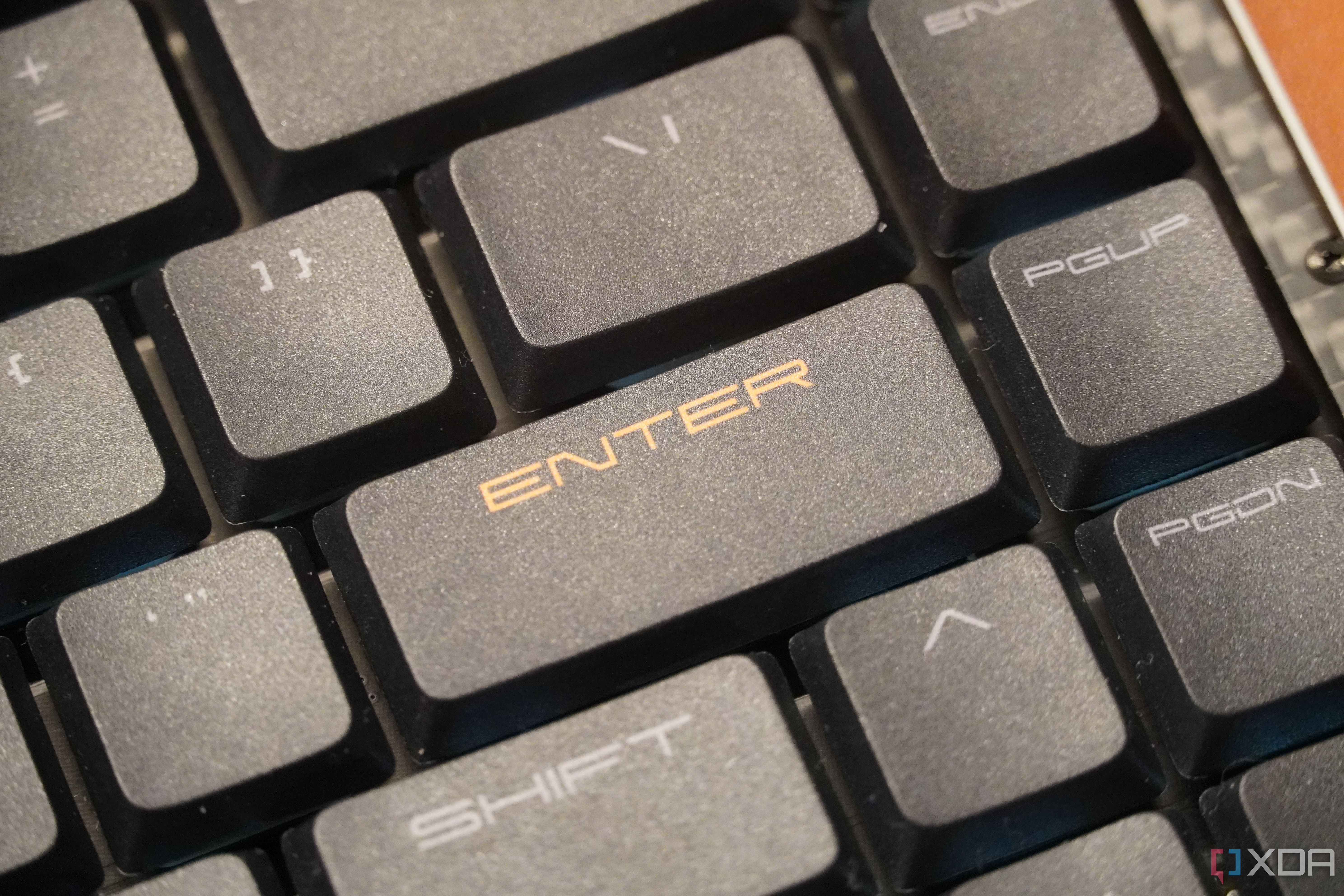 A close-up of the Lofree Edge keycaps.