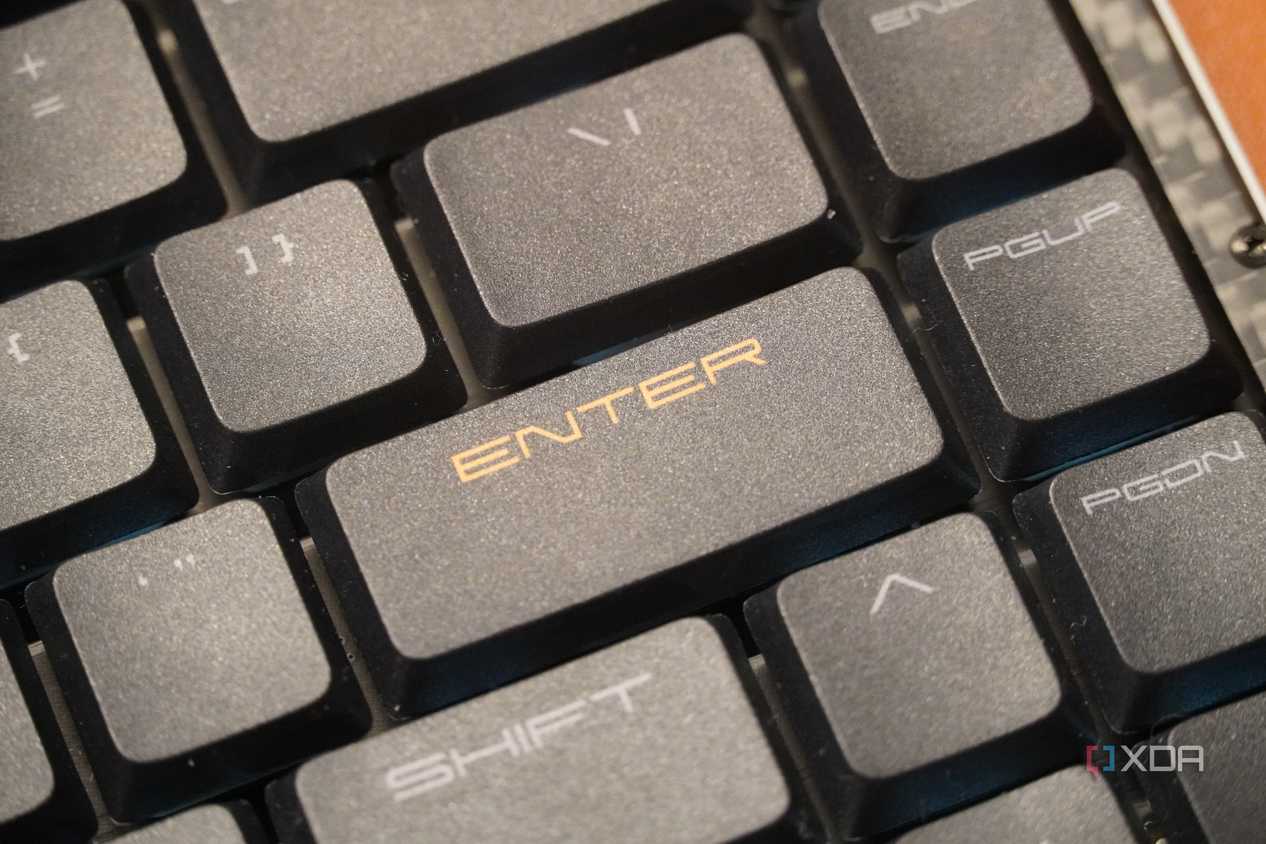 A close-up of the Lofree Edge keycaps.