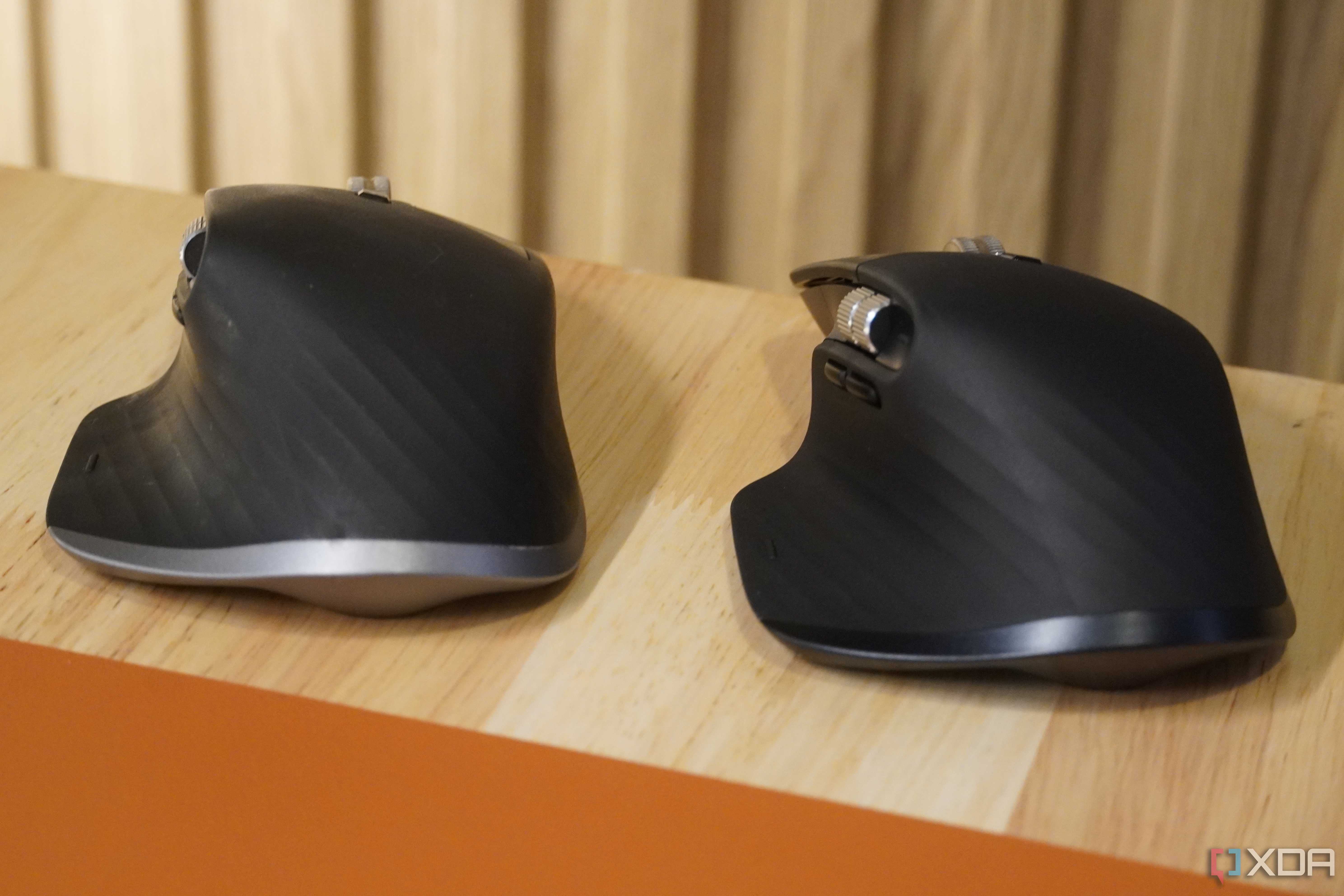 MX Master 3 (left) vs MX Master 3S (right).