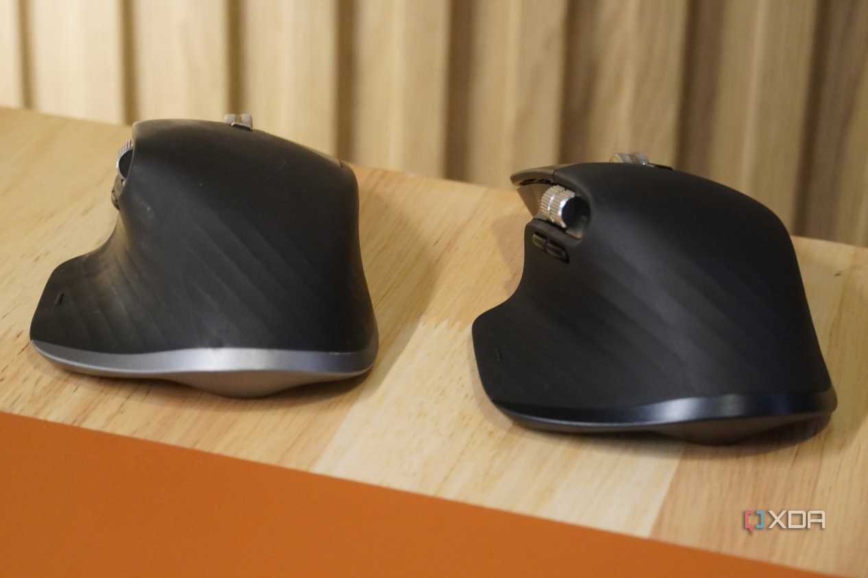 MX Master 3 (left) vs MX Master 3S (right).