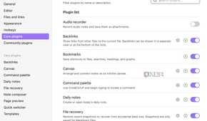 Obsidian plugins