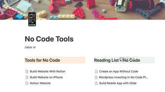 Notion homepage
