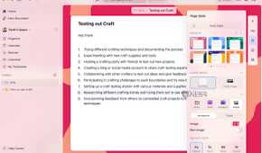 Craft page styles