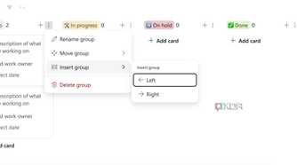 edit kanban boards in Microsoft Loop