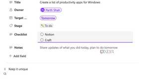 Task details in Microsoft Loop
