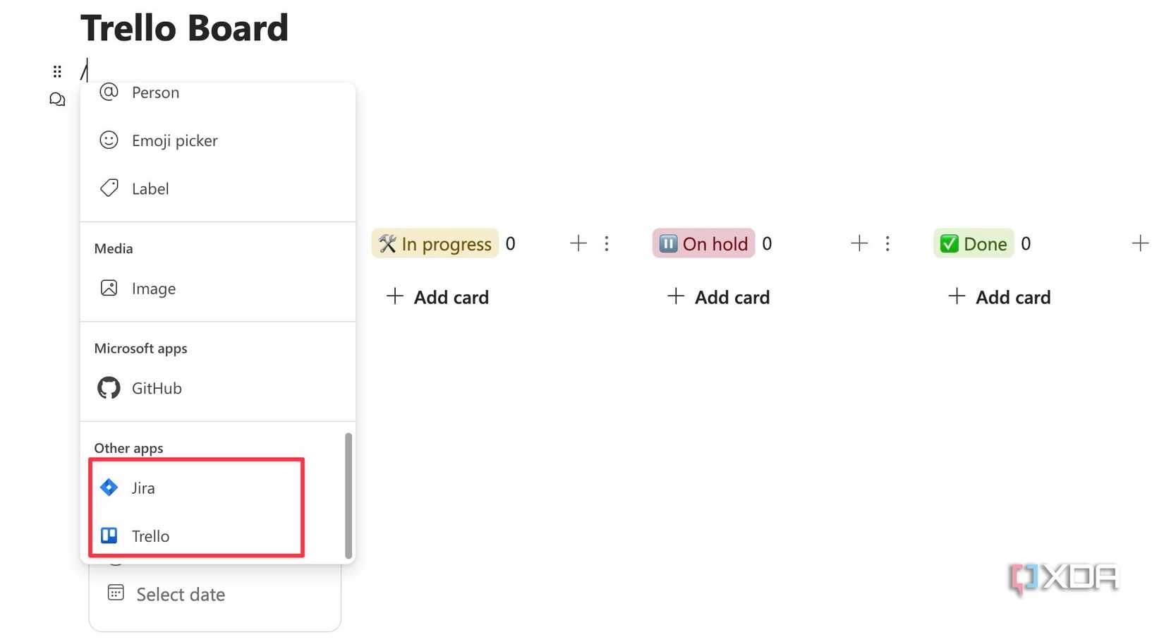 Trello and Jira in Microsoft Loop
