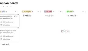 Kanban boards in Microsoft Loop