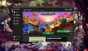 The Minecraft launcher app