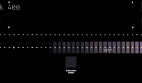 A photo of a near-black ramp displayed on the MSI MAG 271QPX in TrueBlack 400