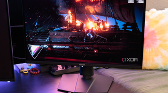 A game being played on the MSI MAG 271QPX