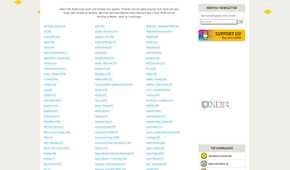Screenshot of game themes on My Abandonware