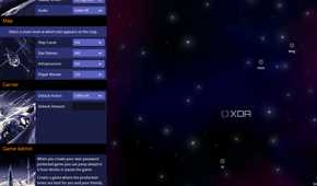 A screenshot showing the Neptune's Pride options page.