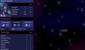 A screenshot showing Neptune's Pride player stats page.
