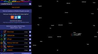 A screenshot showing the Neptune's Pride main gameplay page.