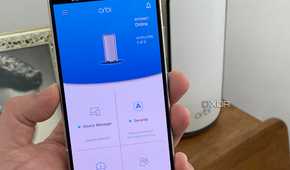 Netgear Orbi app on a Zenfone 8