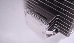 Close-up view of the Noctua NH-P1 base plate