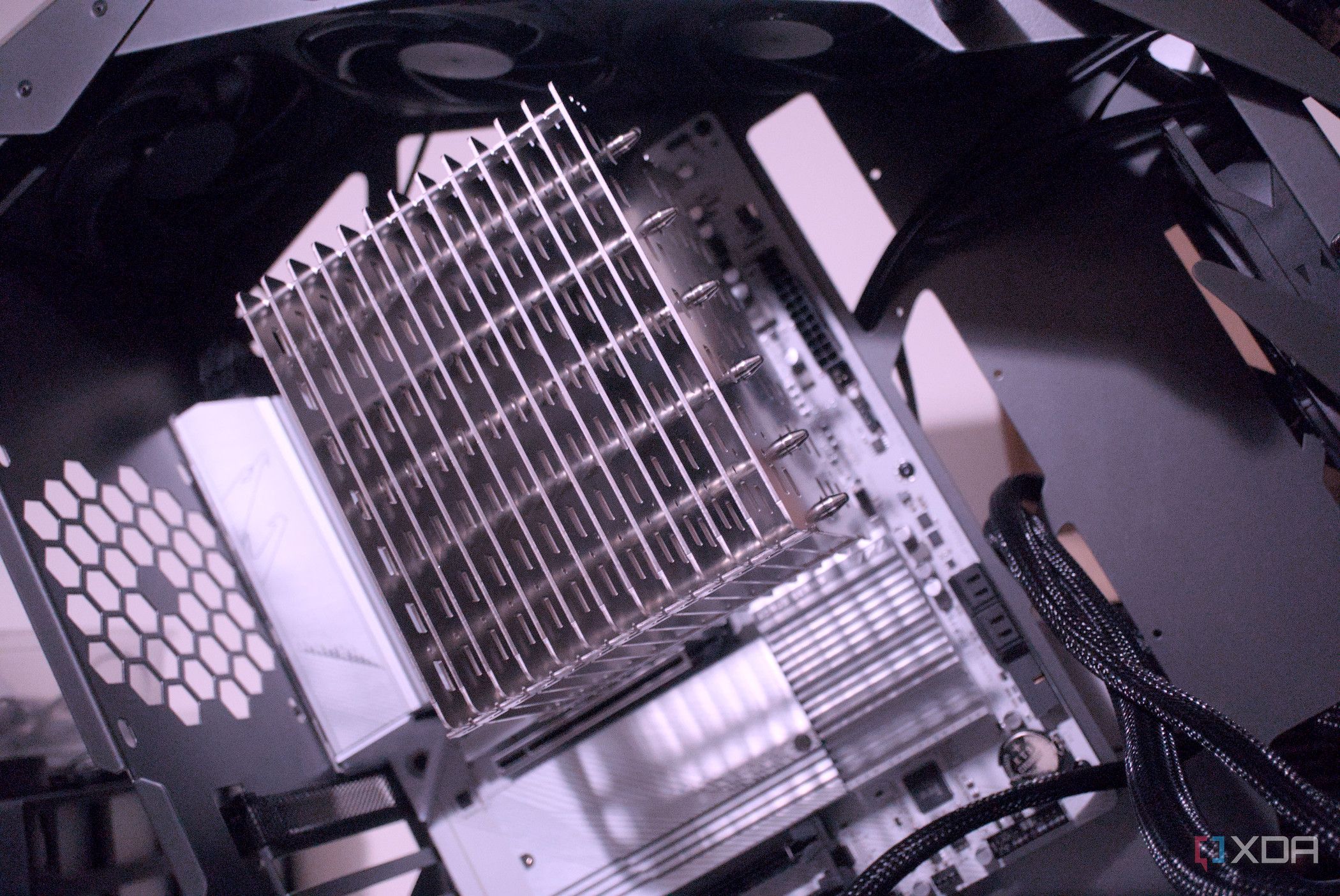 Noctua NH-P1 installed inside a case