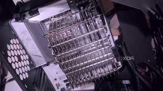 Angled view of the Noctua NH-P1 installed