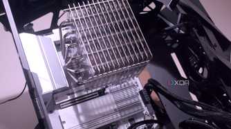 Noctua NH-P1 installed inside a case