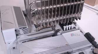 Noctua NH-P1 installed on AMD motherboard