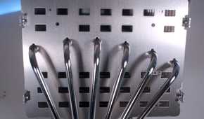 Close-up view of the Noctua NH-P1 pipes
