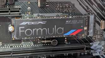 ocpc m2 ssd installed in asus motherboard