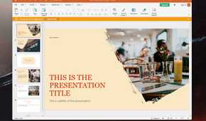 Screenshot of OfficeSuite Presentations running on Windows 11