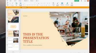 Screenshot of OfficeSuite Presentations running on Windows 11