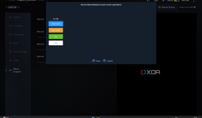 OneXConsole macro recording feature