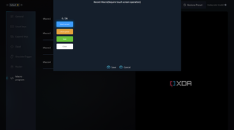 OneXConsole macro recording feature