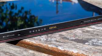 Close-up view of the keyboard connector on the One XPlayer X1