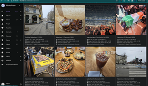 browsing a photoprism library