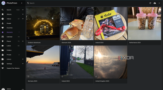 browsing photoprism moments