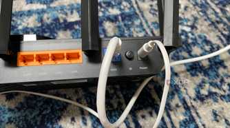 Plug in a TP-Link router 3