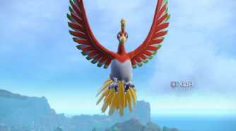 Screenshot of Pokémon Violet showing Ho-oh